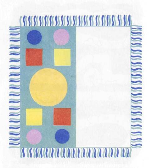 Коврики из геометрических фигур для детей