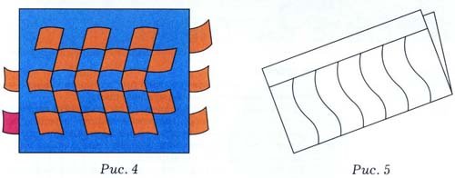 Поэтапное плетение коврика из бумаги