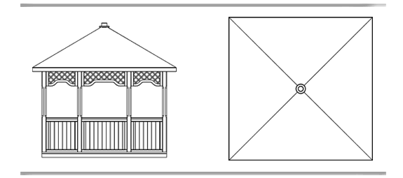 Беседка раскраска для детей