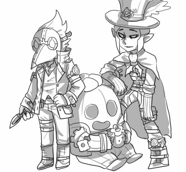 Раскраски Браво старс Мортис