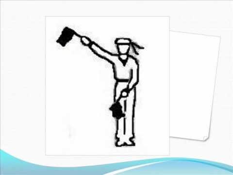 Матрос с флажками раскраска