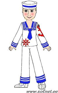 Аппликация Морячок