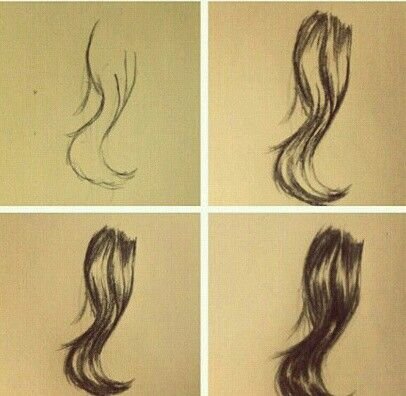 Мастер класс по рисованию волос