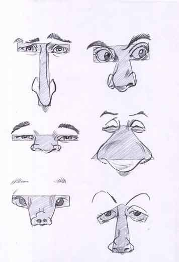 Карикатура карандашом для начинающих