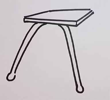 Парта мультяшный