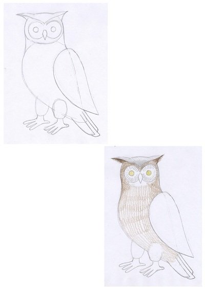 Рисование птиц