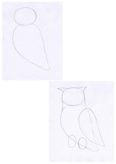 Презентация по изо рисование Совы