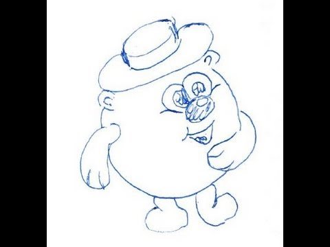 Копатыч рисунок поэтапно