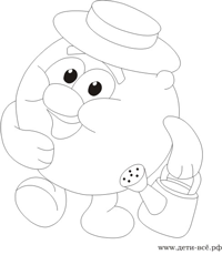 Раскраска Копатыч и Карыч