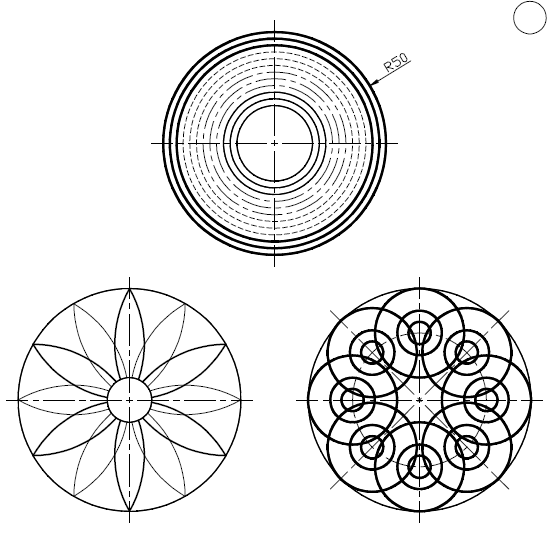 Черчение круг