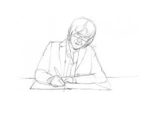 Аниме рисунок на день учителя поэтапно мальчиков