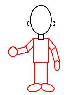 Нарисовать учителя поэтапно