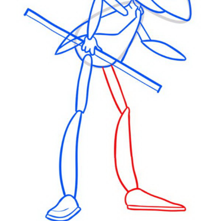 Кузнечик Кузя нарисовать