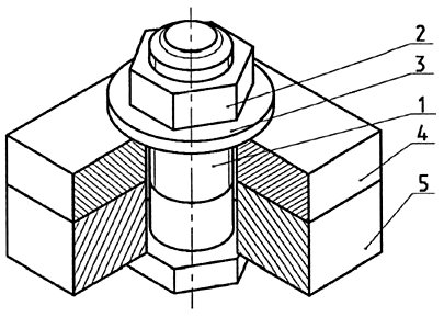 Аксонометрия гайки