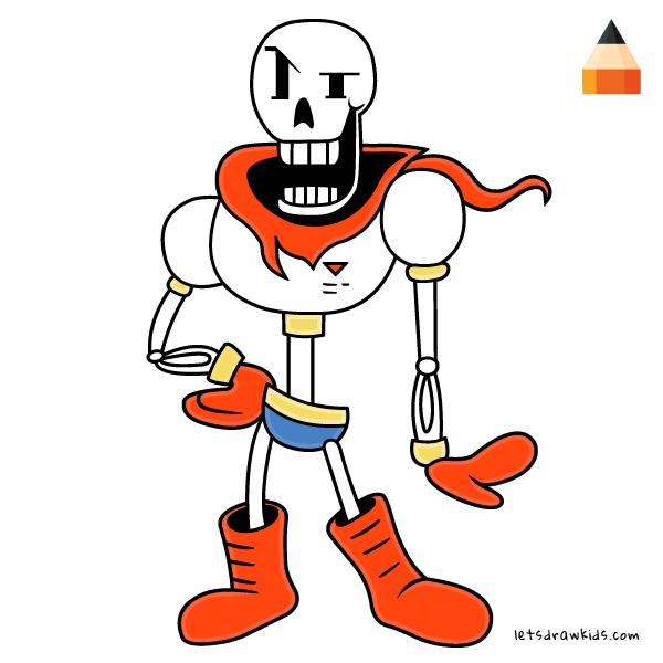 Папирус Undertale Sketch