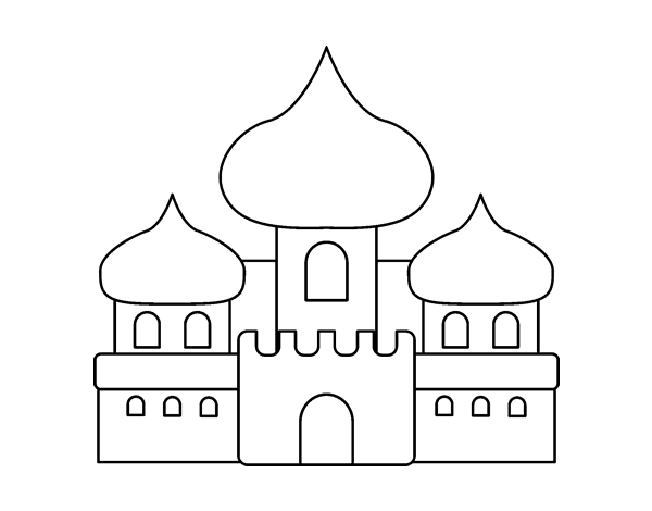 Аппликация сказочный дворец