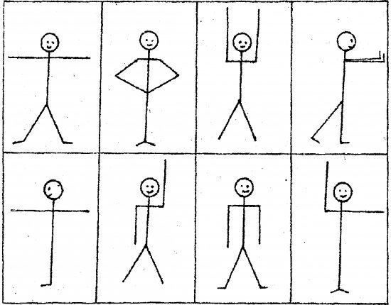 Рисование фигуры человека в старшей группе