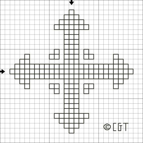 Кресты для вышивания на церковные облачения схемы