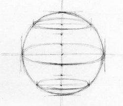 Начертить шар