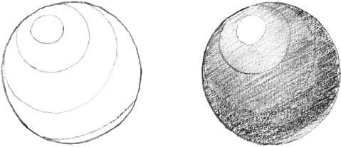 Рисунки простым карандашом с тенями рефлексами
