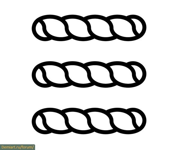 Как рисовать веревку