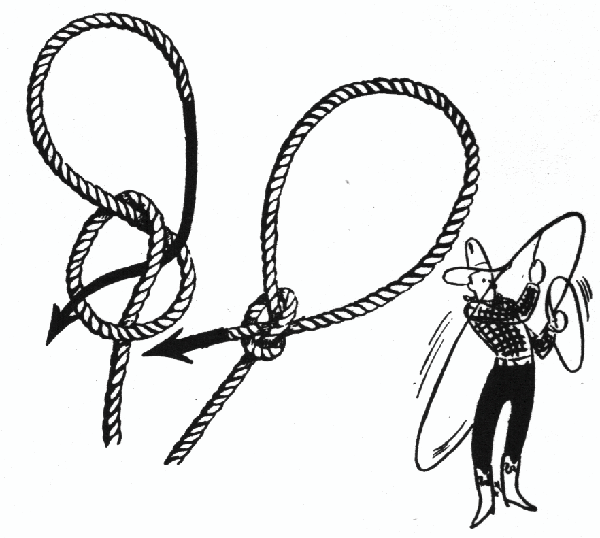 Узел мертвая петля беседочный