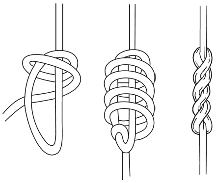 Петельный узел макраме