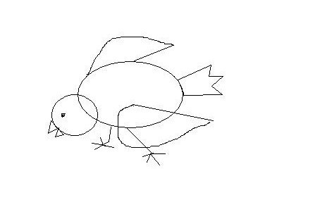 Жаворонок поэтапное рисование