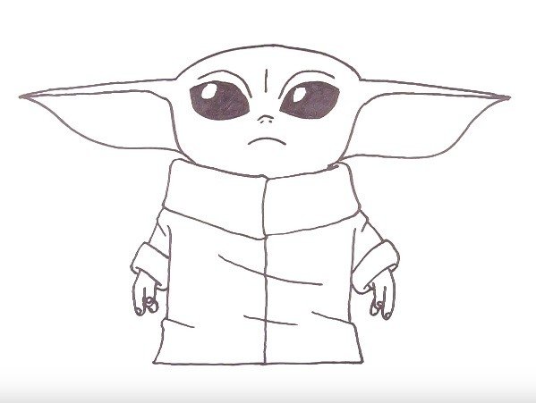 Йода для срисовки