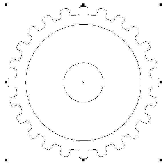 Зубчатое колесо рисунок