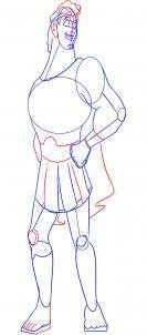 Геркулес рисунок пошагово