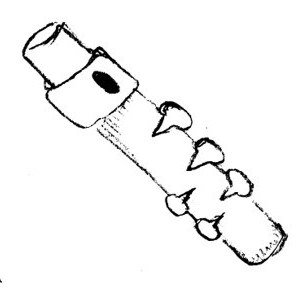 Трубочка карандашом