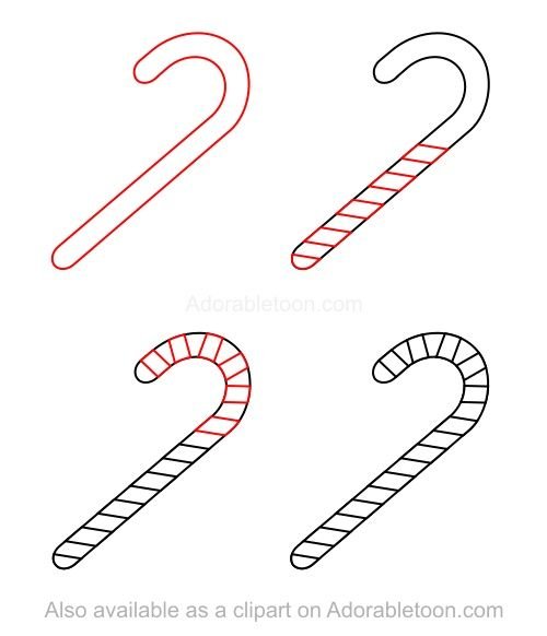 Леденцы рисование поэтапное