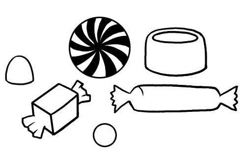 Конфеты карандашом