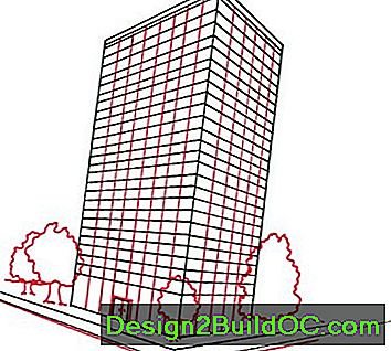 Взрыв небоскрёба рисунок поэтапно