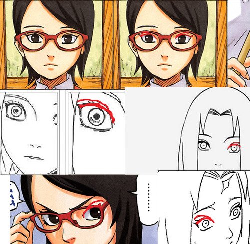 Сарада Учиха и Карин