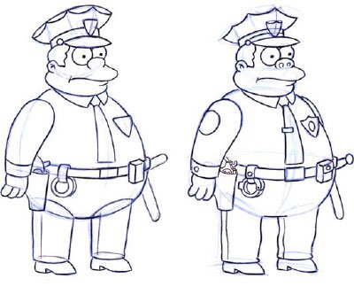 Легкое рисование полиция