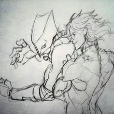 Джоджо срисовать дио