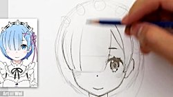 Рэм карандашом поэтапно