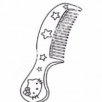 Расческа раскраска