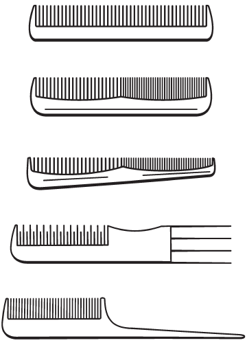 Лепка расческа