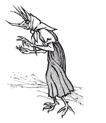 Нарисовать кикимору поэтапно