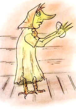 Кикимора Болотная рисунок