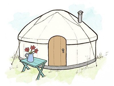 Рисование юрта