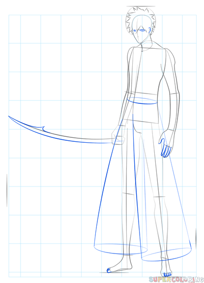 Банкай Ичиго рисовать