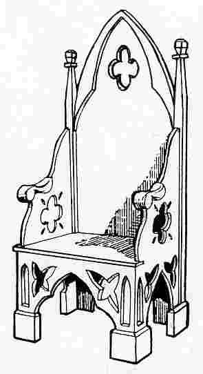 Трон карандашом поэтапно