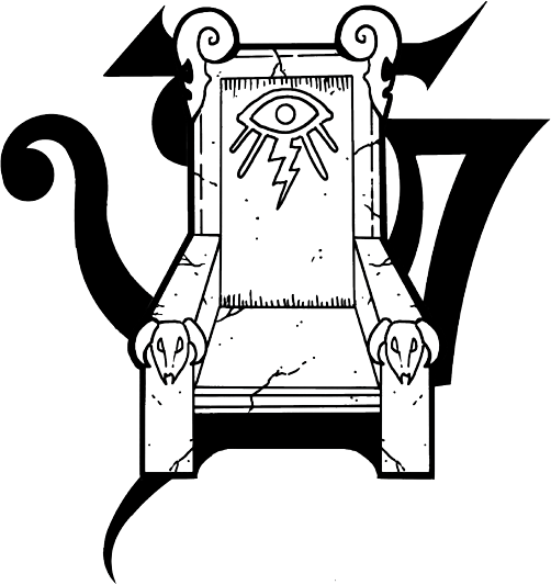 Трон рисунок карандашом