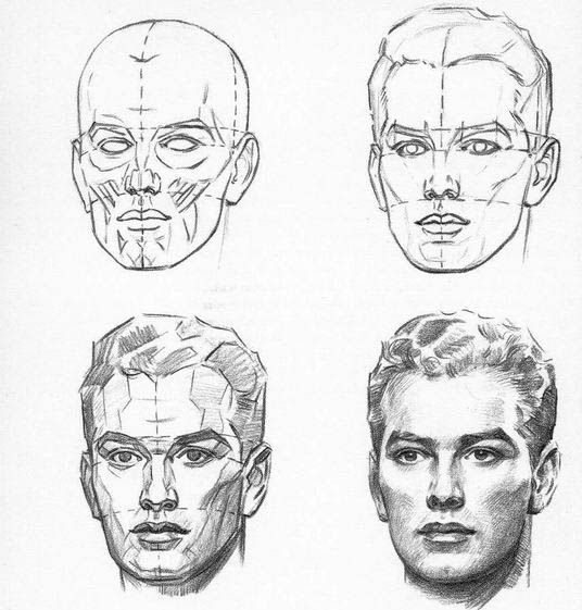 Эндрю Лумис рисование головы