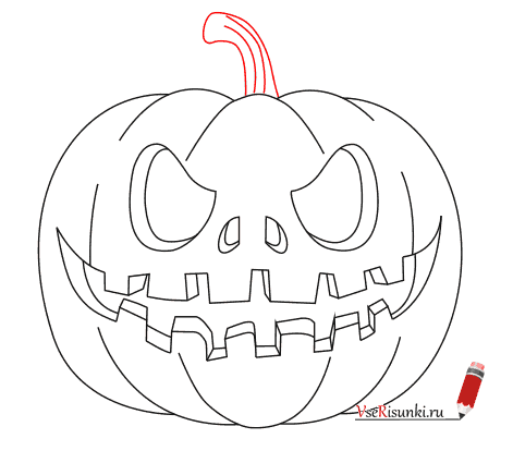 Тыква для срисовки