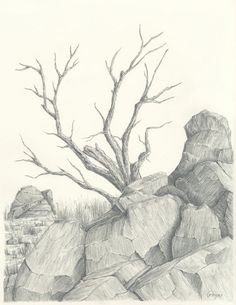 Скала набросок